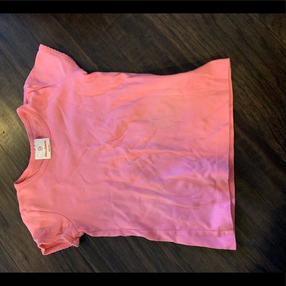 Pink Hanna Andersson T shirt. 110cm